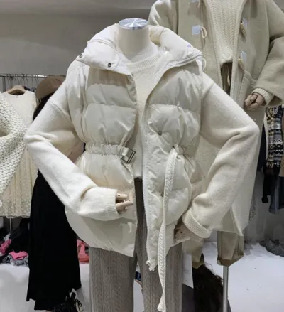 Autumn And Winter Down Cotton Vest Vest Women's Stand Collar Sleeveless