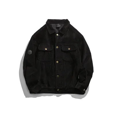 Retro Texture Corduroy Jacket Men And Women Casual Top