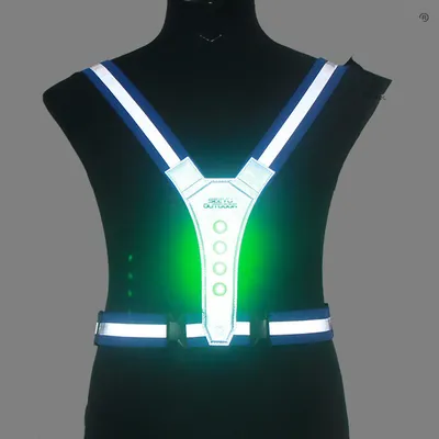 Luminous Reflective Vest LED Elastic Sports Reflective
