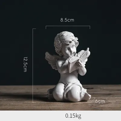 American resin living room small sculpture angel craft decoration