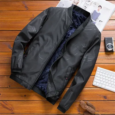 Men's Jacket Stand Collar Trendy Brand Baseball Collar