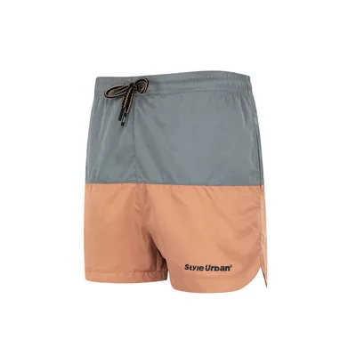 Casual Stitching Shorts Men's Loose Contrast Color Outdoor