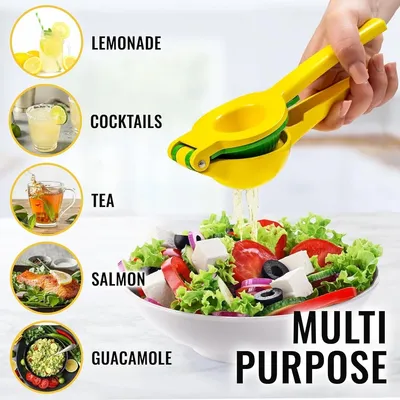 Heavy-Duty Metal Lemon Squeezer & Lime Juicer Manual Citrus Hand Press Fruit Extractor Kitchen