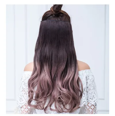 Big wave one piece wig hair piece