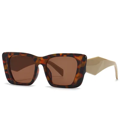New Women's Fashion Large Frame Square Sunglasses