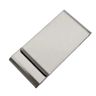 Big Wallet New Crafts Stainless Steel Wallet Double-sided Bill Holder Portable Coin Wallet