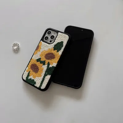 غطاء هاتف أنيق من نوع Sunflower Fashion