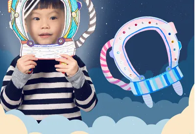 Creative Art And Craft For Little Astronaut Kindergarten