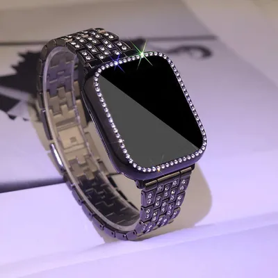 A Set Of Five-row Diamond-studded Straps With A Pc Watch Frame