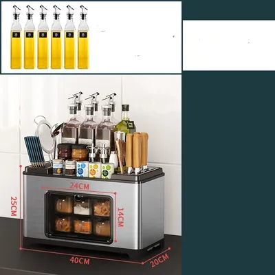Stainless Steel Kitchen Condiment Storage Rack