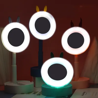 مصباح مكياج تجميلي قابل للطي والسحب للاستخدام المكتبي