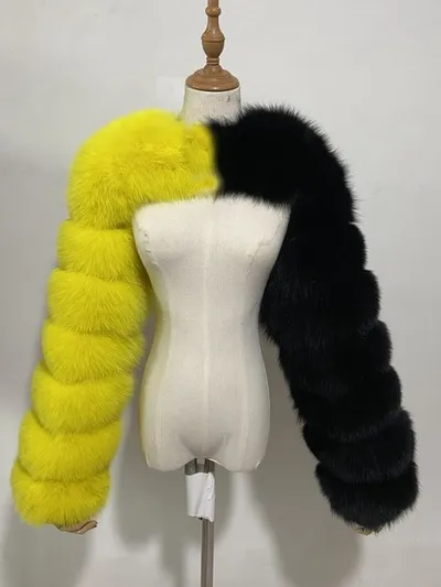 Fur Coat Fox  Fashion Faux Autumn And Winter Coat