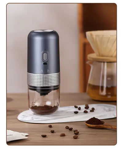 Electric Coffee Bean Grinder USB Charging Mini Coffee Bean Mill Grinder Espresso Spice Grinder For Kitchen