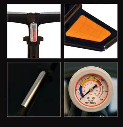 High pressure air cylinder for motorcycles