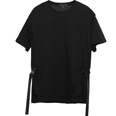 Summer Men's Short-sleeved T-shirt With Round Neck Streamers