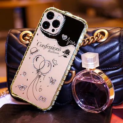 Fashion Diamond Metal Frame Phone Case