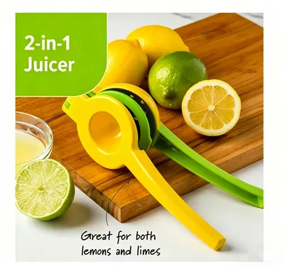 Heavy-Duty Metal Lemon Squeezer & Lime Juicer Manual Citrus Hand Press Fruit Extractor Kitchen