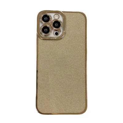 Glitter Plating Straight Edge Phone Case