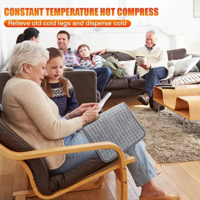 Cozy 10 Level Heating Pad Electric Warming Blanket For Body, Waist,  Lap, Back, Shoulders, And Abdomen, Fast Heat Throw With Adjustable Temperature, Machine Washable For Home, Office, Travel Use