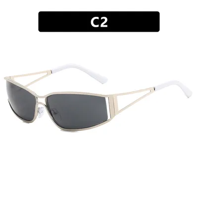 Hollow Modern Metal Women's Fashion Sunglasses