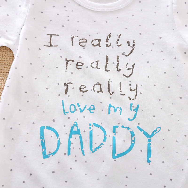 Baby jumpsuit with short sleeves