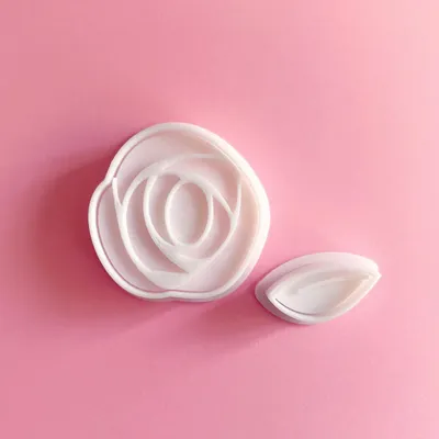 جرو دب صغير يحمل زهرة حيوان وقالب كوكيز زهري