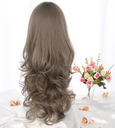 Long Curly Hair Wig Sheath