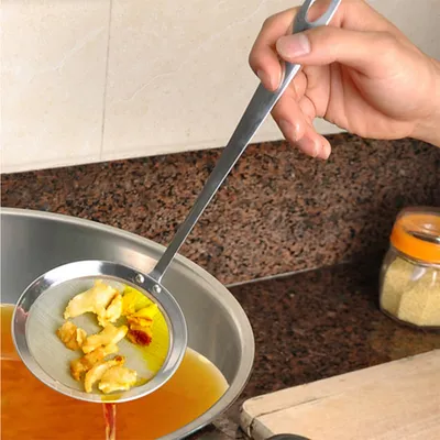 Stainless Steel Oil Scoop Hot Pot Soup Colander Small Colander