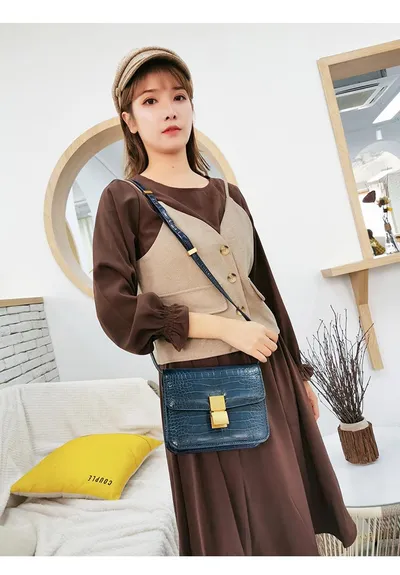 New women's bag retro fashion tofu bag