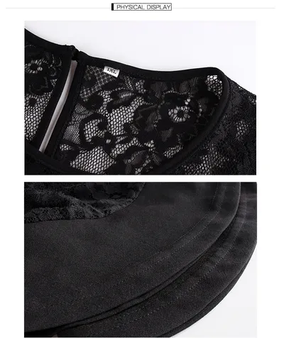 Lace Panel elegant dress professional dress large women's