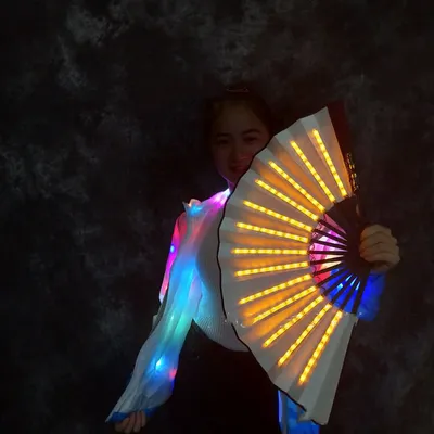 مروحة ضوء LED