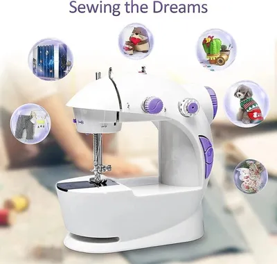 Electric Sewing Machine, Portable Multi-functional Household Desktop Mini Sewing Machine, UK