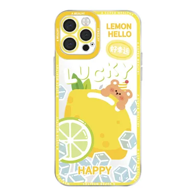 Summer Lemon Peach Bear  Phone Case