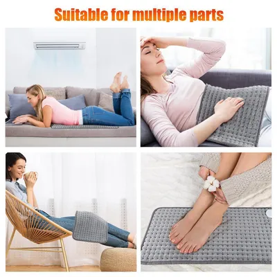 Cozy 10 Level Heating Pad Electric Warming Blanket For Body, Waist,  Lap, Back, Shoulders, And Abdomen, Fast Heat Throw With Adjustable Temperature, Machine Washable For Home, Office, Travel Use