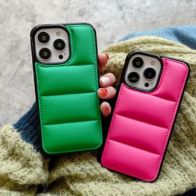 Candy Down Jacket Shape Phone Case