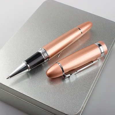 Business Office Metal Signature Signed Pearl Round Beads Neutral Ball Pen