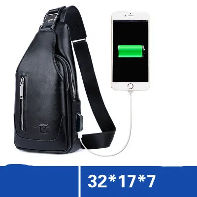 Men's Chest Bag Shoulder Bag Messenger Backpack
