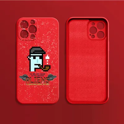 Silicone Waterproof Phone Case Pipe Alien