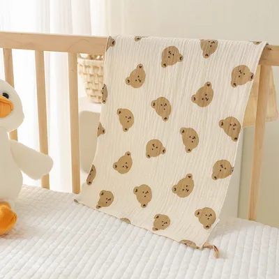 Baby Face Cotton Gauze Saliva Towel