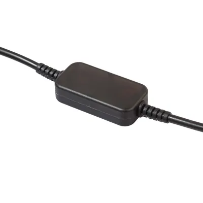 Black USB To Cigarette Lighter USB 5V To 12v Boost Power Adapter Cable