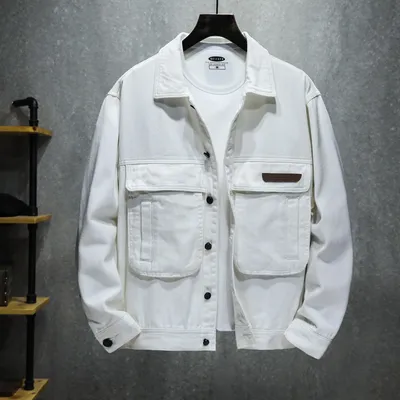 Fashion Men's Lapel Casual Denim Jacket