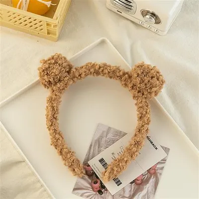 Korean Hair Ball Headband Plush Headband Cute Hair Accessories Net Red Headwear