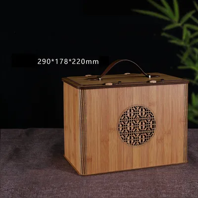 Packaging Bamboo High-end Creative Tea Storage Box