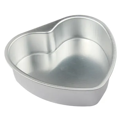 Aluminum Alloy Heart Shaped Live Bottom Cake Mould