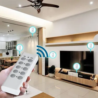Wireless Remote Control UK Plug Power Socket Switch, Household Outlet Set