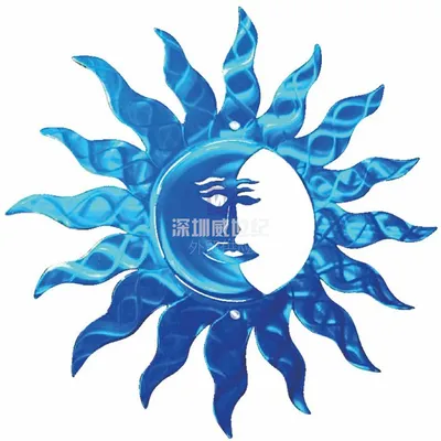 Metal Sun Iron Craft Indoor And Outdoor Decoration