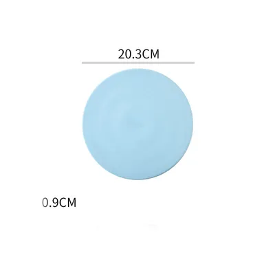 Home Simple Matte Round Sushi Plate