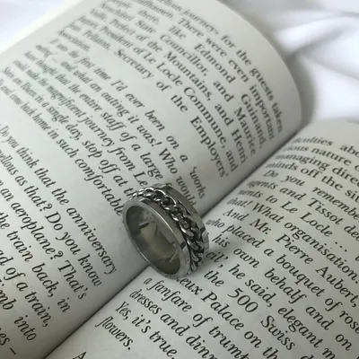 Men's Titanium Steel Index Finger Ring Men's Single