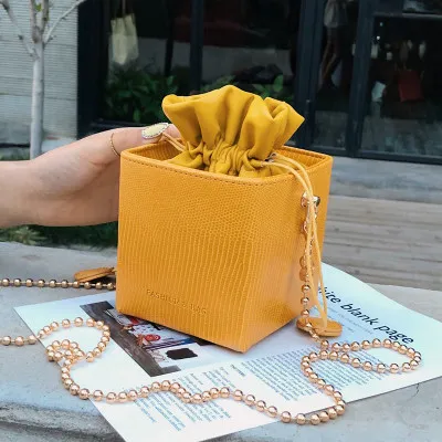 Women's bags new pumping bucket bag