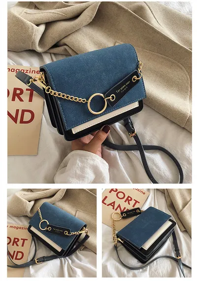 New Korean Frosted Messenger Bag In Autumn And Winter Of
